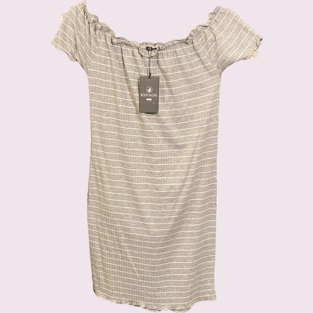 NWT Body Glove Stretch Off The Shoulder Mini Dress